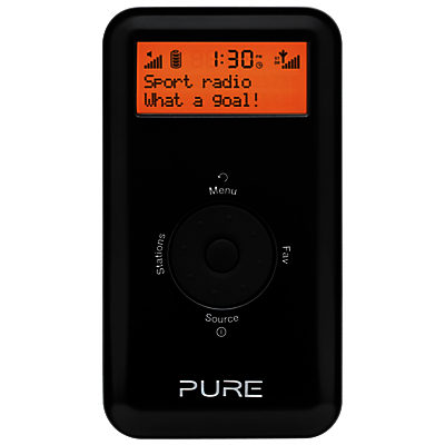 Pure Move 2500 DAB/FM Personal Stereo Radio Black